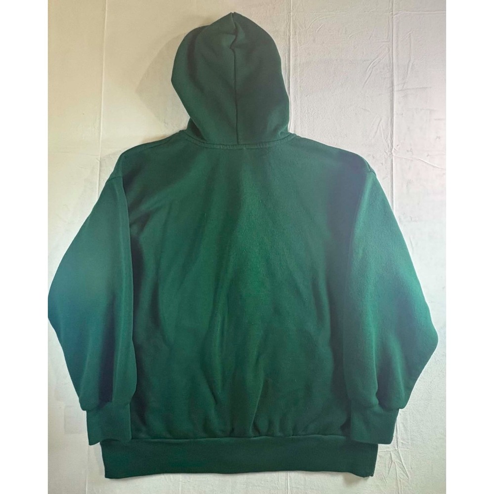 No Boundaries Hoodie Womens Large L 11-13 Green Full Zip Up Sweatshirt Pocket - Picture 2 of 5